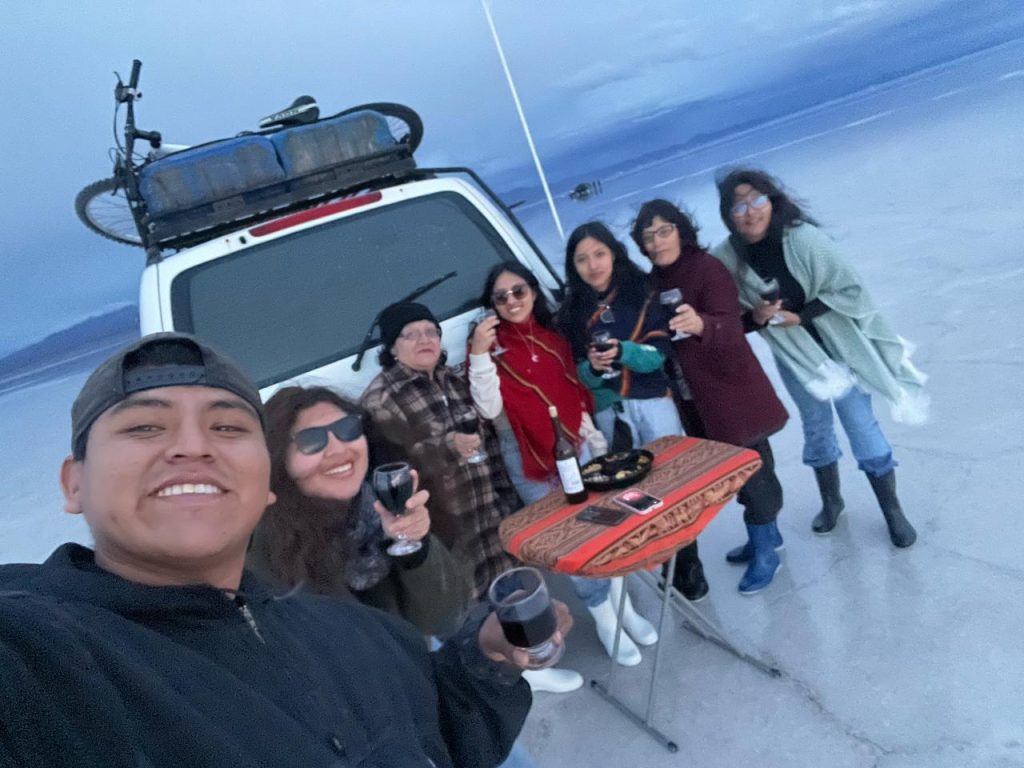 Guía turístico en el Salar de Uyuni